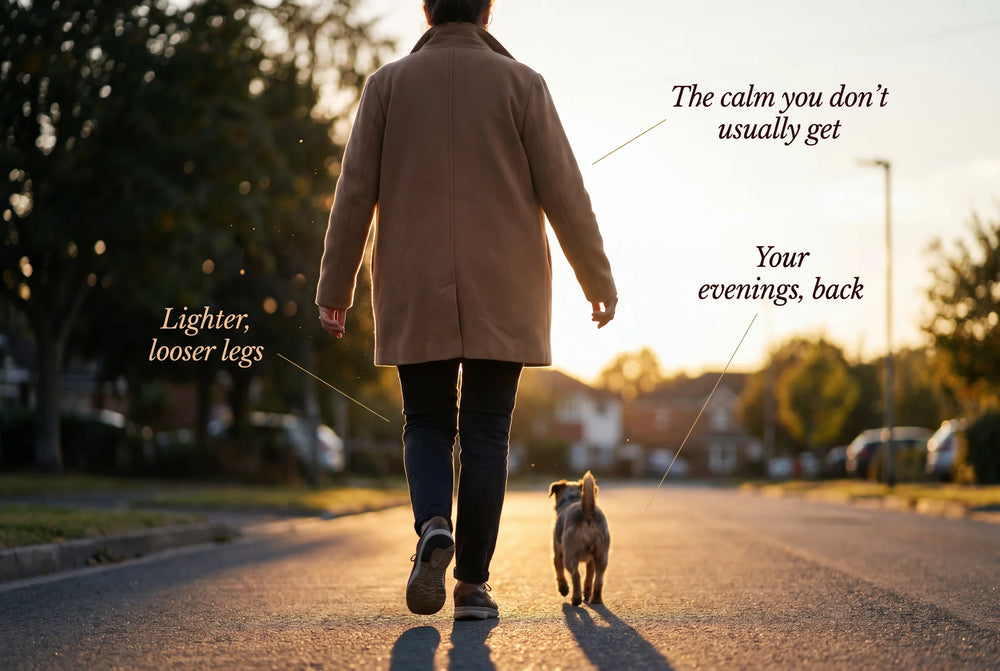 It was never about your legs. It’s about your evenings.
